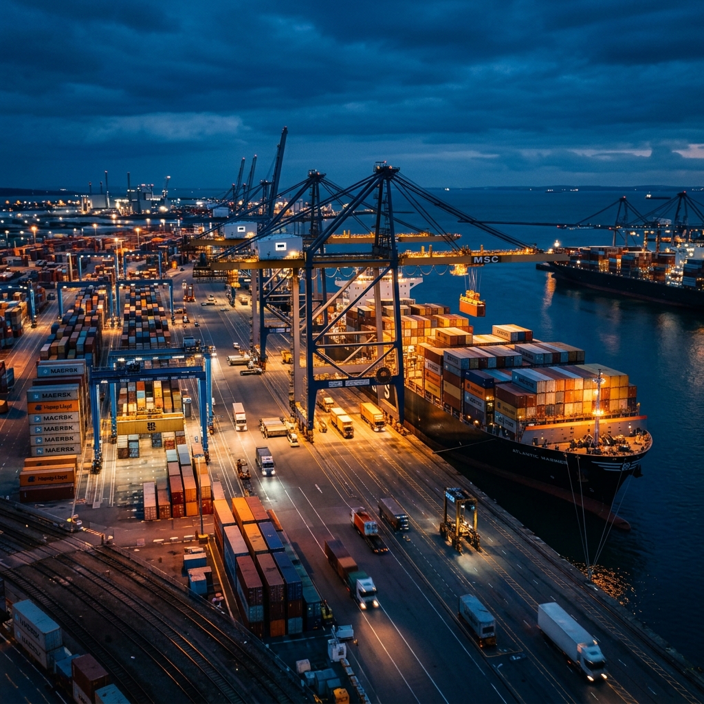 Global logistics and heavy machinery parts
